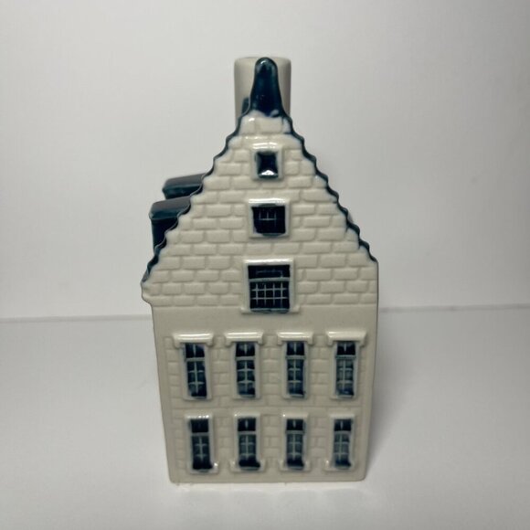 KLM Delft Blue House Miniature No. 77 Ceramic Collectible *empty* - Picture 1 of 9